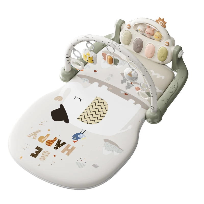 Estera multifuncional para gatear para niños y niñas, caminadora, Piano, gimnasio para bebés, juguetes para bebés recién nacidos, regalo