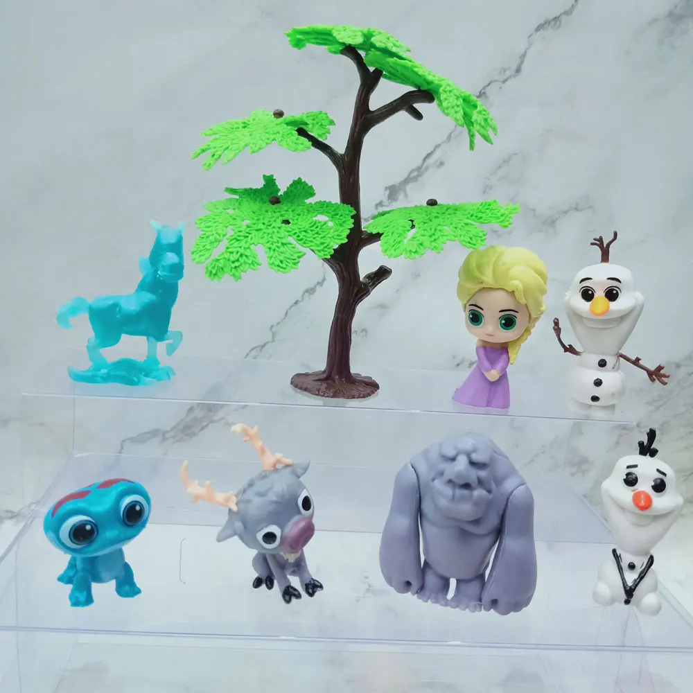12 unids/set Frozen la reina de la nieve princesa Anna Elsa figura de acción Kristoff Sven Olaf PVC modelo muñecas colección juguete de regalo de cumpleaños - imagen 2