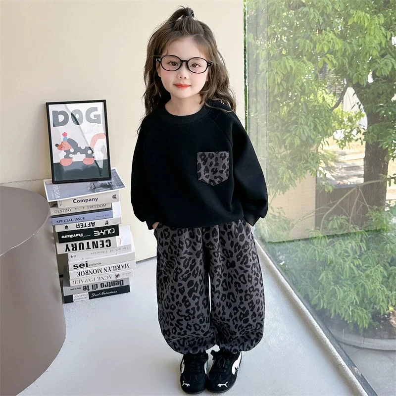 Conjunto de lana de invierno para niñas y niños, tejido cálido - imagen 2
