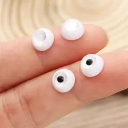 Ojos acrílicos adhesivos para muñecos – Transparente y negro