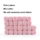 Pink Letter Mix