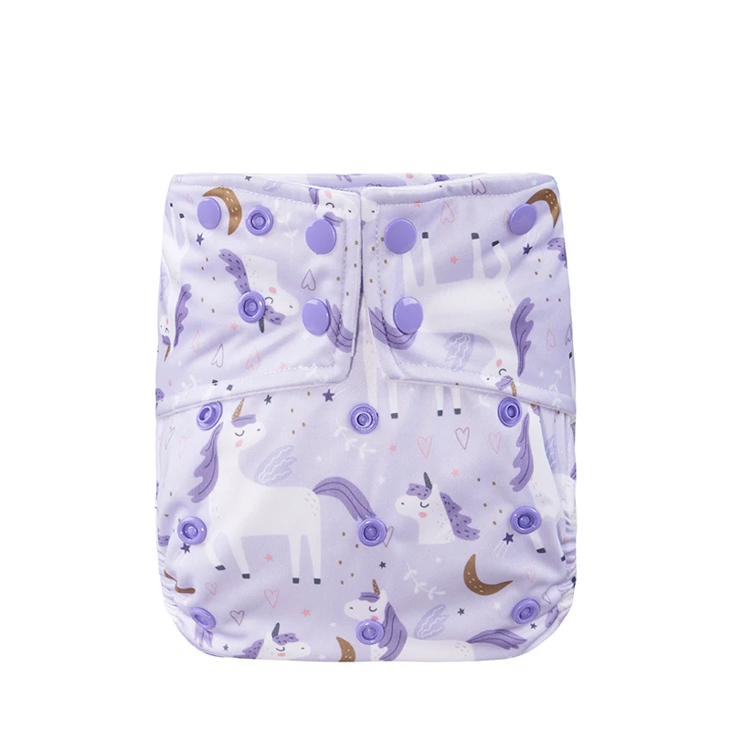 HappyFlute-pañal de tela ecológico lavable para bebé, pañal para bebé de 8 a 20kg, 2 años, 1 unidad