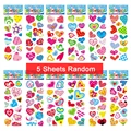 5 Heart Stickers
