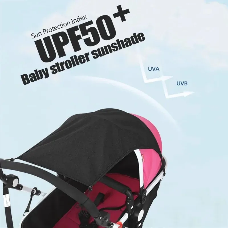 Parasol universal anti-UV para coche de bebé con ventana – Protección solar niños - imagen 4