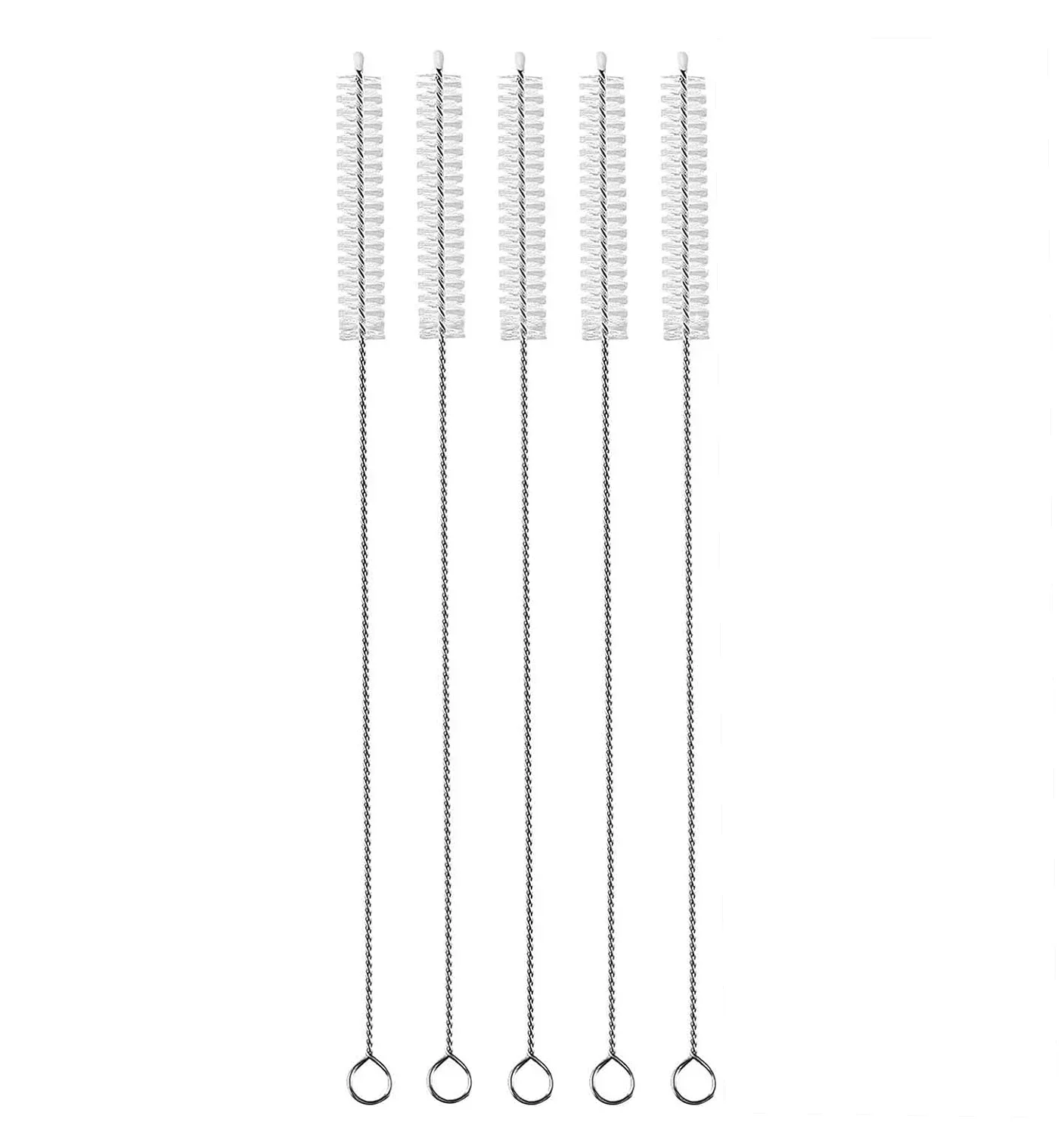 Limpiadores de tuberías Kit de cepillo limpiador de paja de 5 piezas para Stanley - (3 tamaños) Extra largo, cepillo de limpieza de paja para vaso, taza para sorber