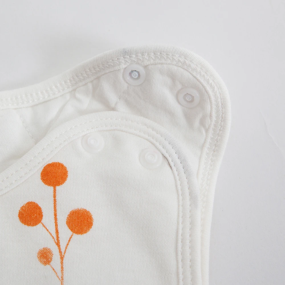 Saco de dormir para bebé, sacos de dormir sin mangas de algodón suave para otoño, edredón antipatadas con estampado de oso Beige de dibujos animados, manta portátil para niños - imagen 4