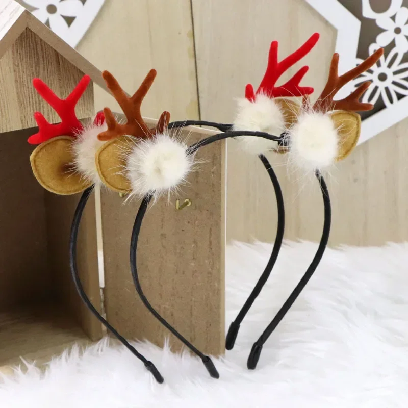 Diadema navideña para niñas y bebés - Accesorio de pelo festivo