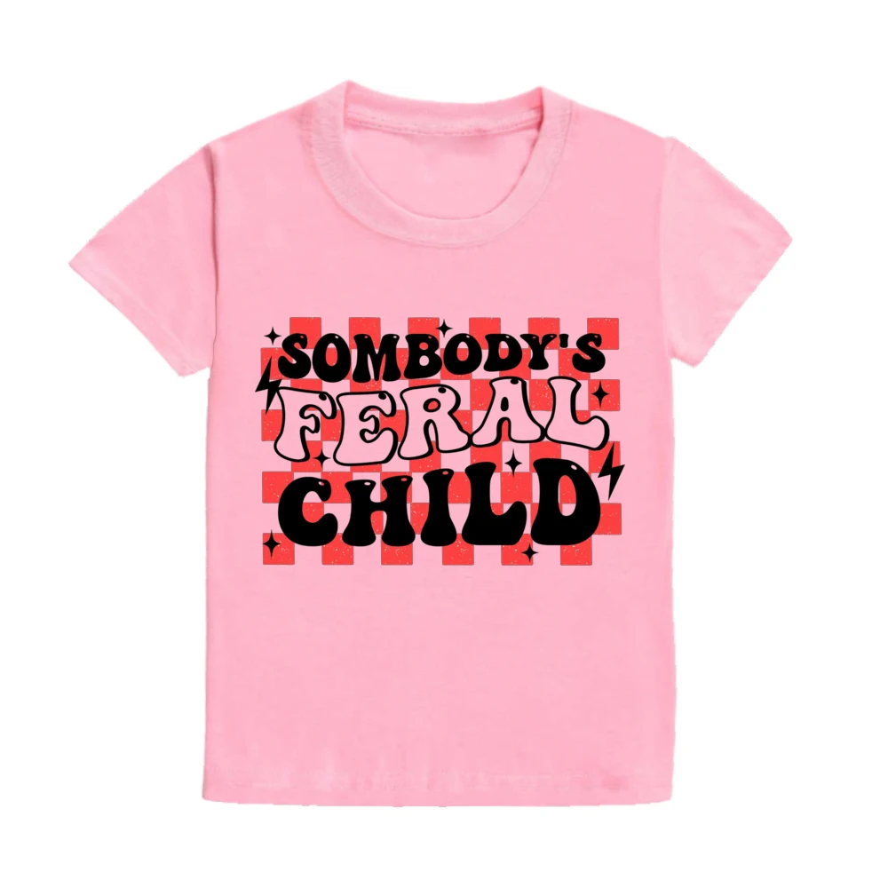 Somebody's Feral Camiseta infantil manga corta – Estampado divertido - imagen 5