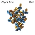 20pcs 1mm Blue