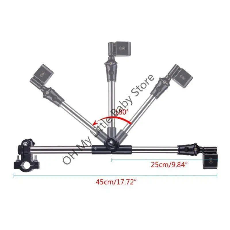 Soporte montaje para cochecito M76C, accesorios, soporte para paraguas cochecito bebé ajustable - imagen 3
