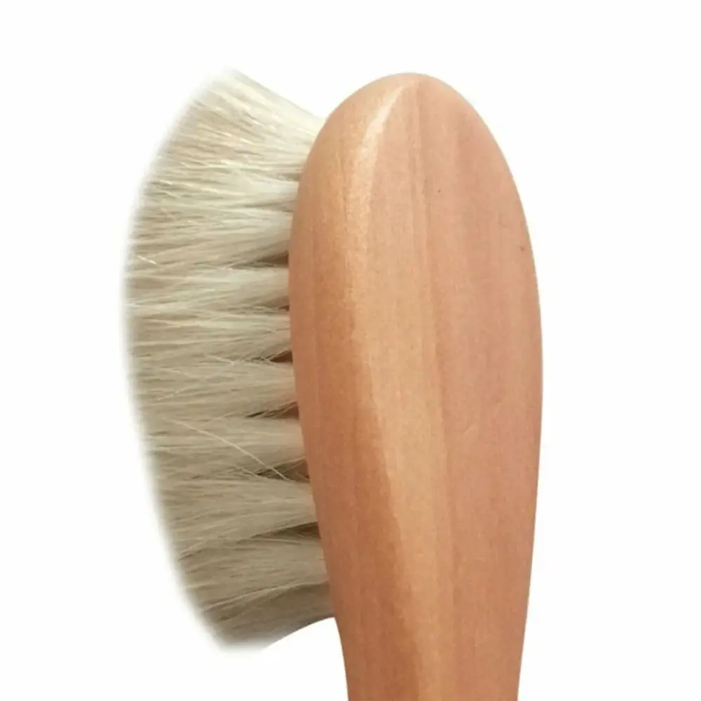 Cepillo de madera natural para bebé con peine masajeador - imagen 5
