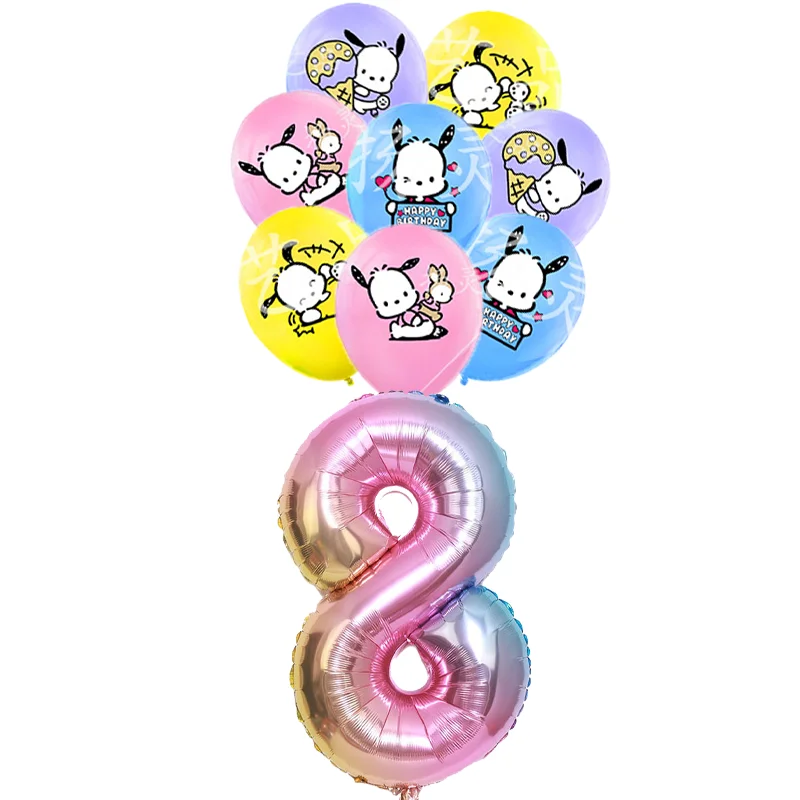 17pcs balloons 8