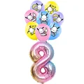 17pcs balloons 8