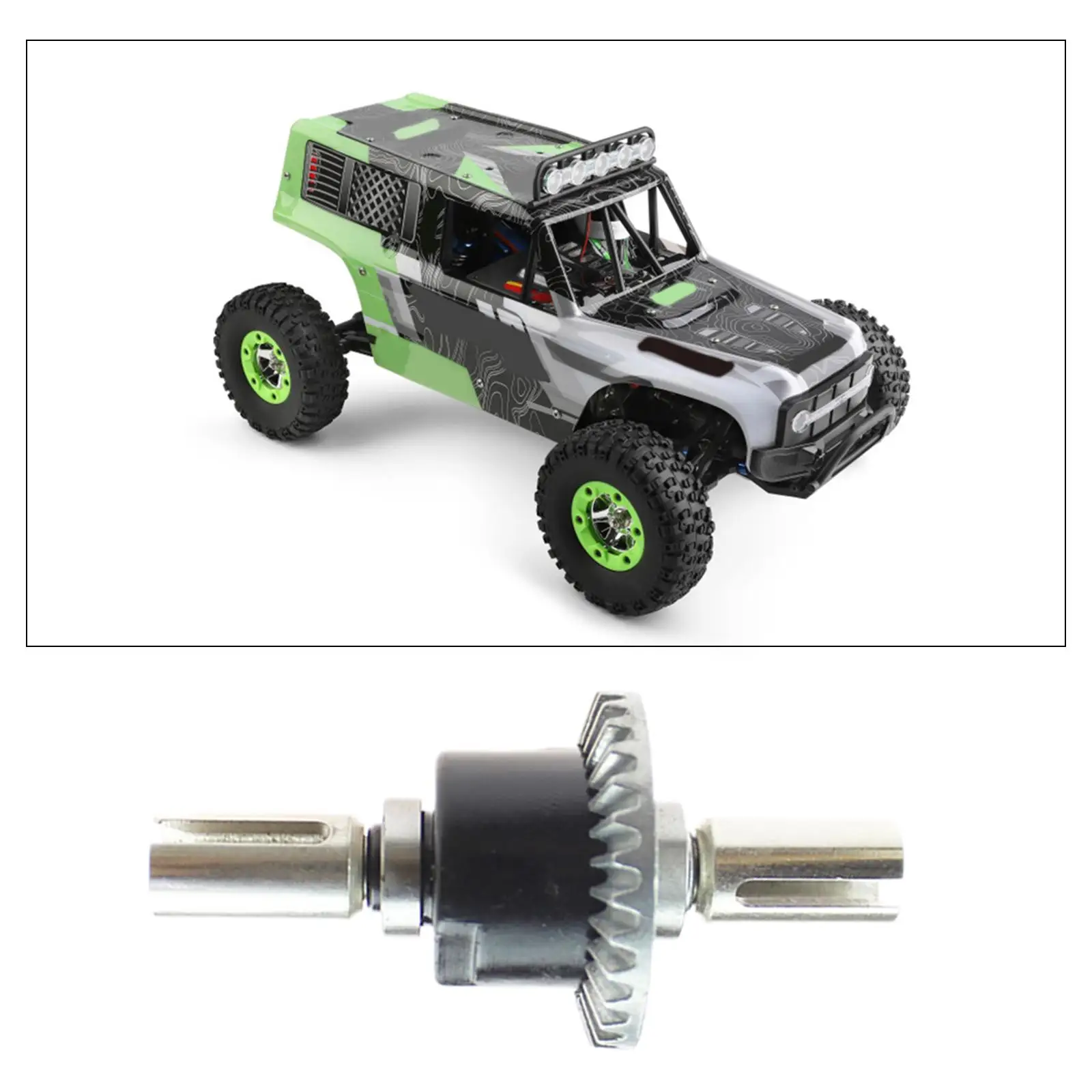 1:12 RC Car Differential Accs Supply Sturdy Replacement RC Spare Parts for Wltoys 124006 12423 12428 Remotes Control Vehicle