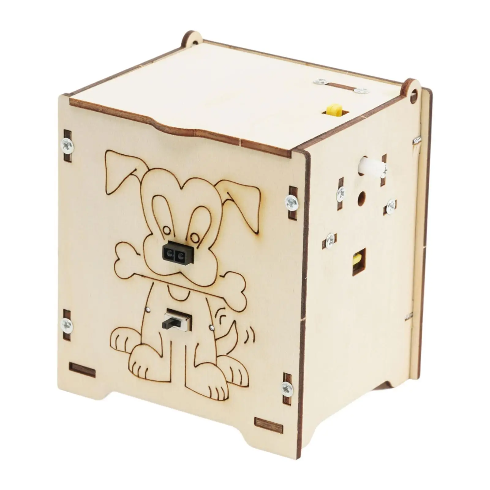 Smart Trash Bin DIY Kit Model Assemble Kits Trash Can for Kids Child Crafts