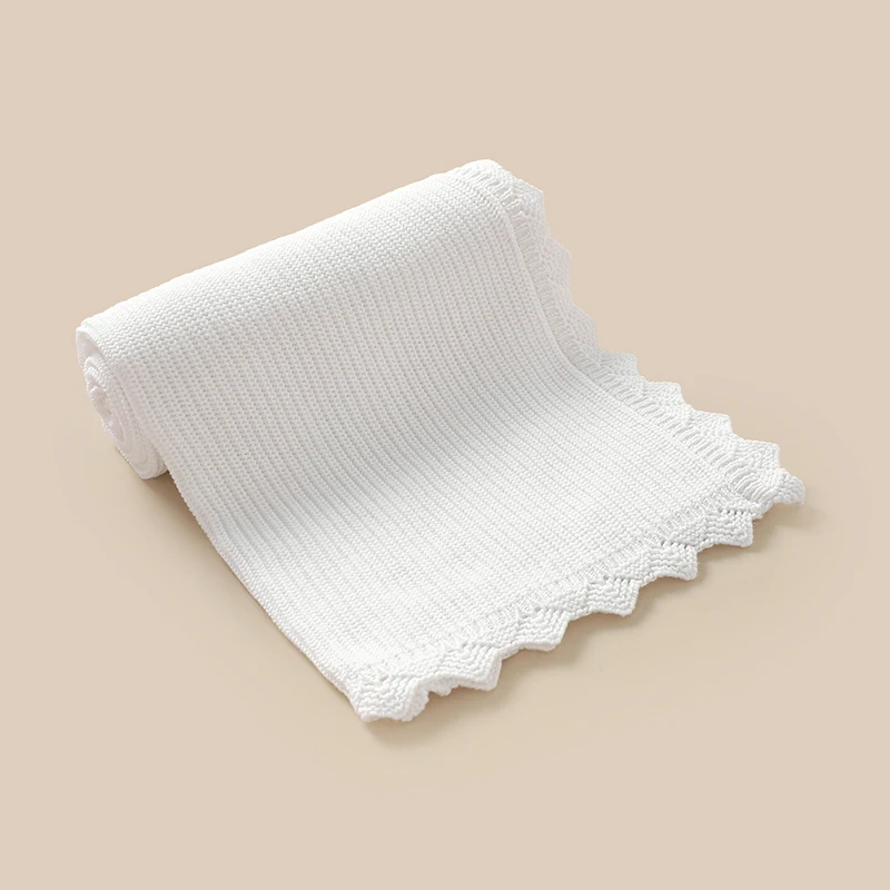 Mantas para cochecito de bebé recién nacido, manta envolvente de algodón tejido de 90x70cm, ropa de cama para bebés, edredón, funda para edredón para lanzar para niños pequeños - imagen 2