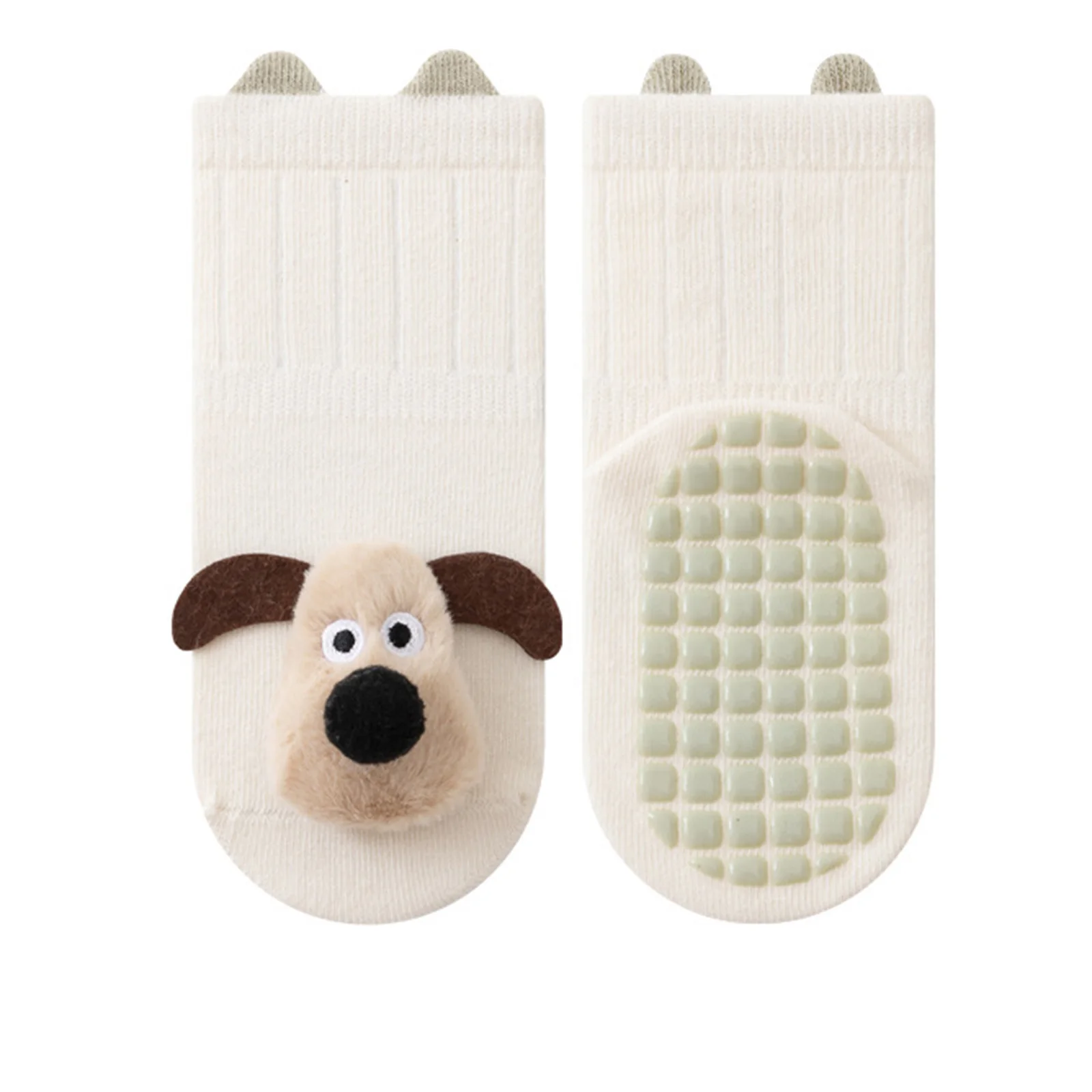 Calcetines antideslizantes para bebés recién nacidos, niños y niñas, calcetines a media pantorrilla, medias, accesorio de disfraz para gatear, caminar y correr - imagen 4