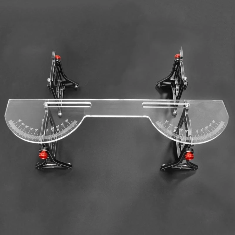 Regla ajustable para coche, sincronizador de enlace de dirección, sistema de configuración, herramienta de medición de dirección para coche de deriva con Control remoto 1:10 - imagen 2