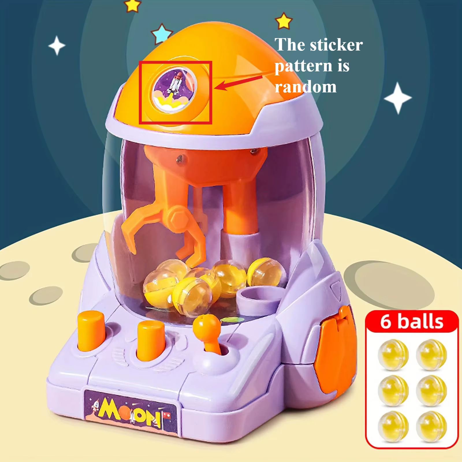 Cohete espacial de juguete giratorio para niños - imagen 4