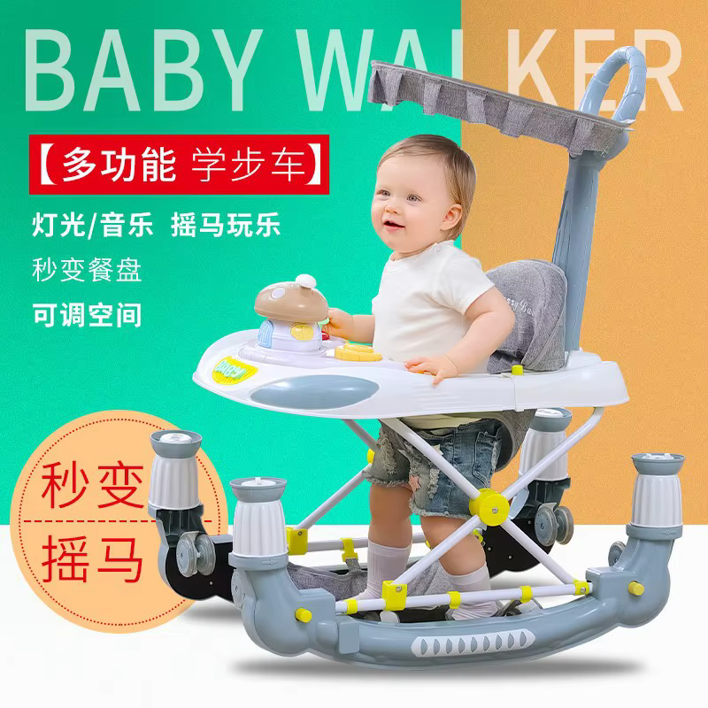 Andador para bebé antivuelco con patas en O – Multifuncional unisex - imagen 4