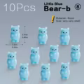 10pcs Blue Bear