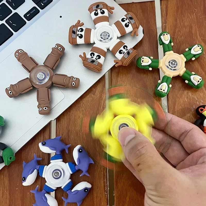 Fidget spinner infantil – Juguete giratorio antiestrés para niños - imagen 2