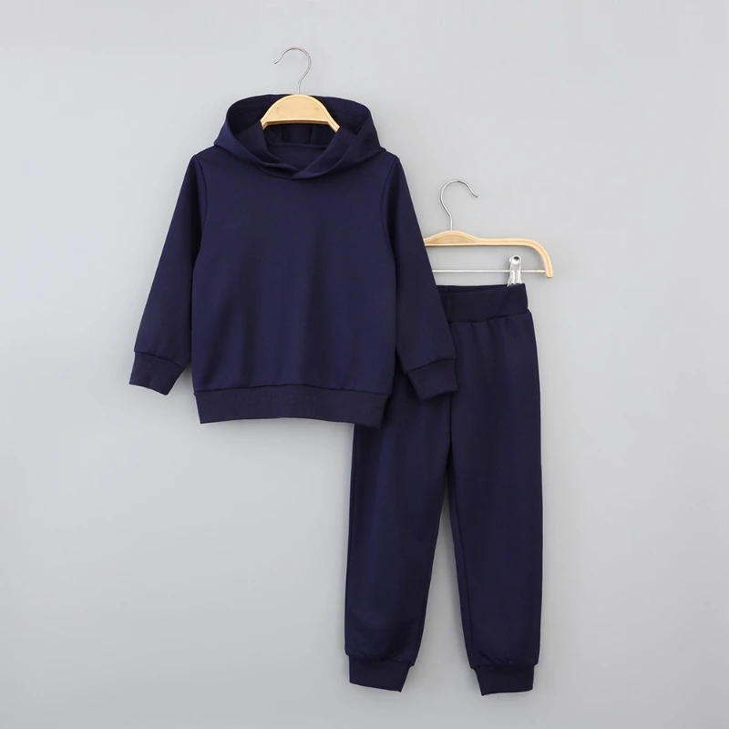 Conjunto chándal infantil sudadera con capucha y pantalón deportivo para niño - imagen 2