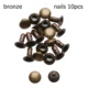 nails bronze