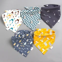 Babero bandana de algodón absorbente para bebés