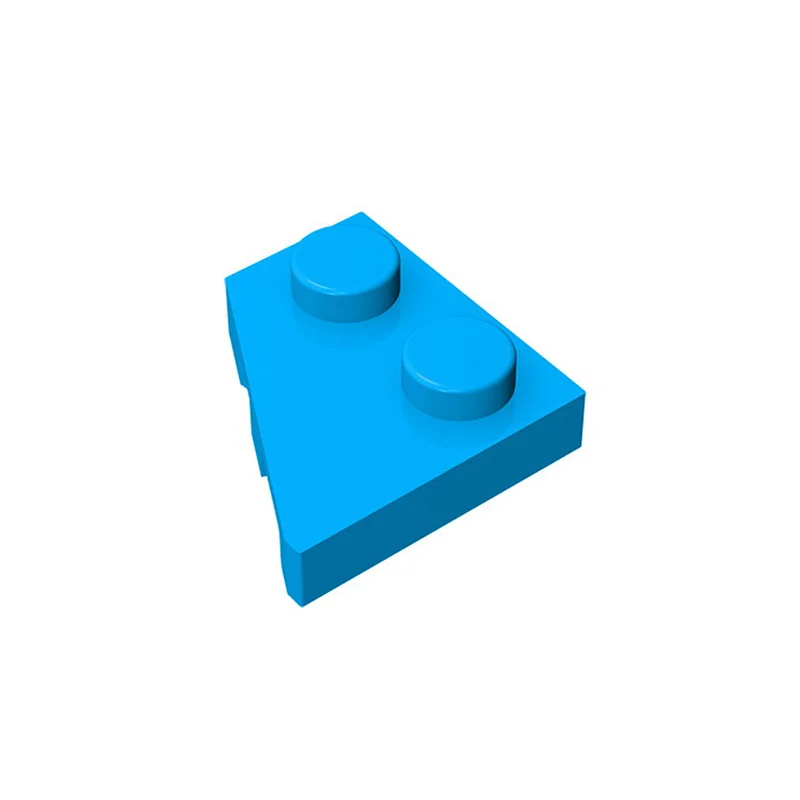 100 Uds bloque por edifici 24299 cuneo, piastra 2x2 colecciones izquierda Modular a granel GBC juego MOC de alta tecnología - imagen 3