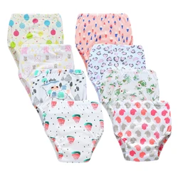 Pantalones entrenadores reutilizables de algodón suave para bebé