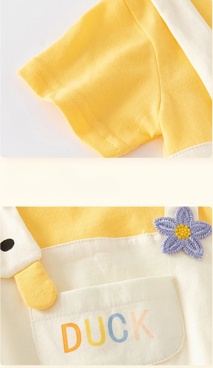 Somenie Mono de verano para bebé con estampado de pato - imagen 2