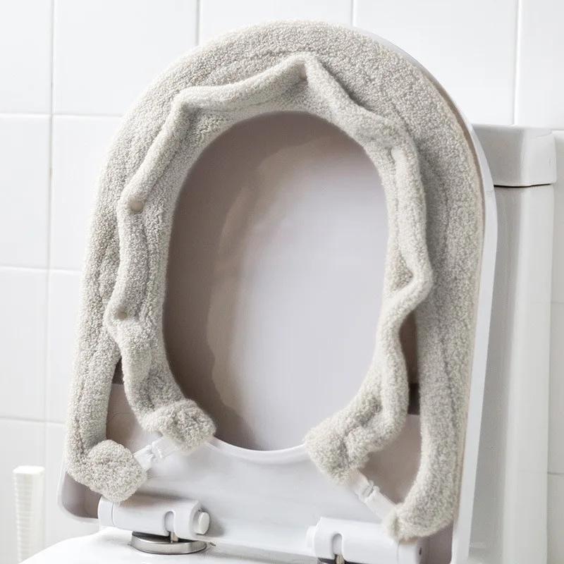 Funda de asiento de inodoro cálida y gruesa universal: almohadilla para orinal cuadrada grande, cojín de inodoro práctico y suave antideslizante específico para niños. - imagen 3