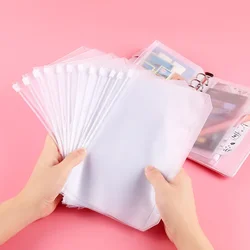 Carpeta escolar con cremallera A5-A7 para cuaderno de 6 anillas