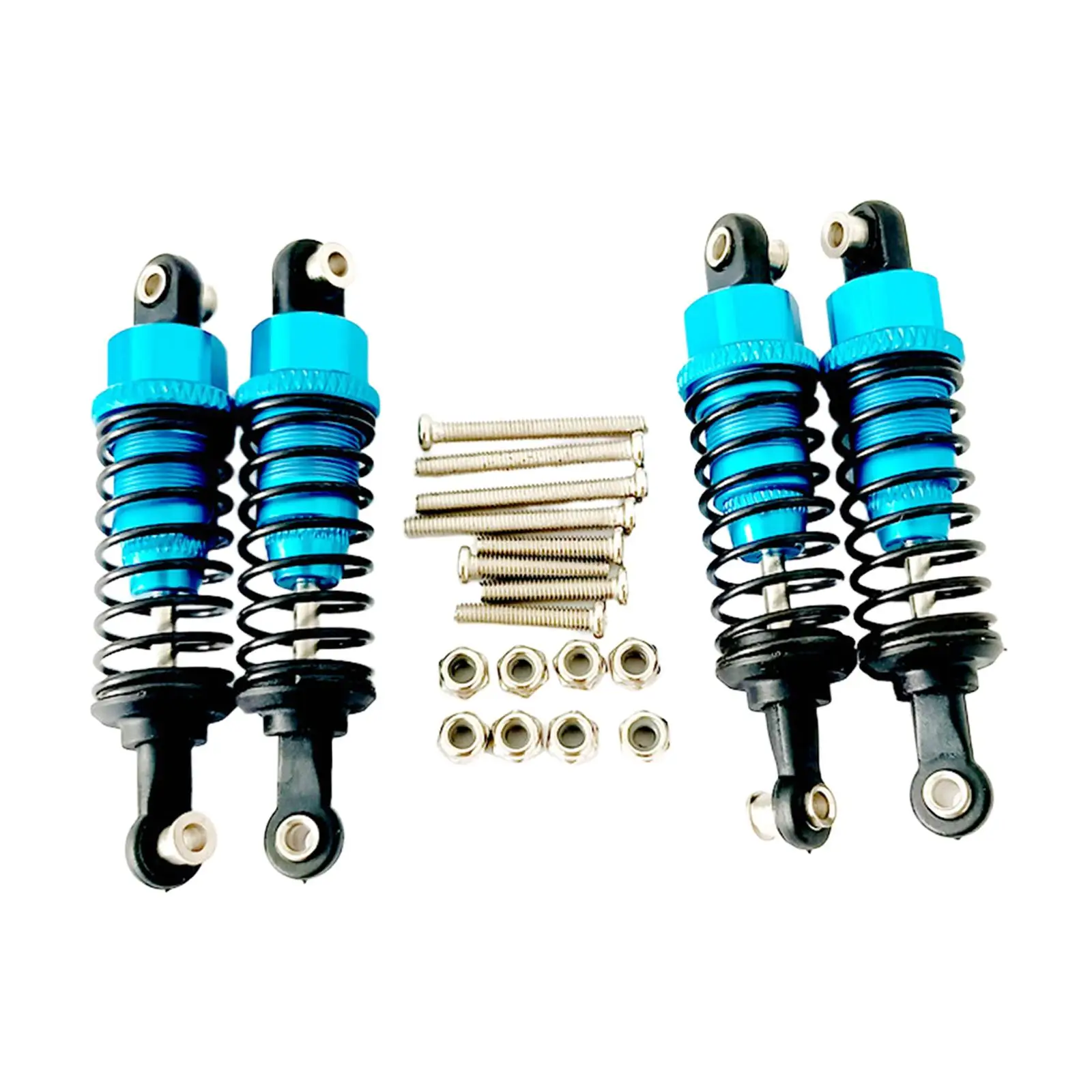 4 Pieces Oil Shock Absorbers for RC Car Spare Parts for Remote Control Car Dampers 1/12 1/16 Scale for D90 MN78 MN82 C14 C24