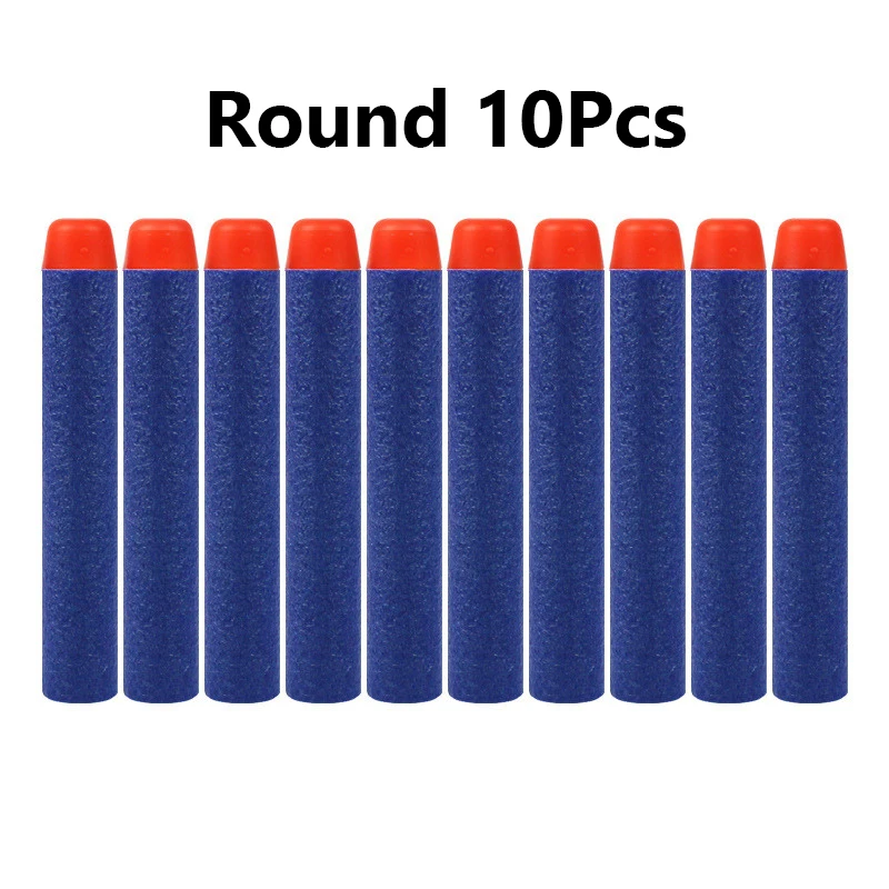 10 Pcs-Blue round