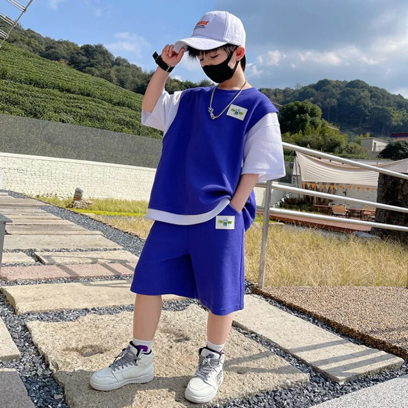 Conjunto de verano waffle para niños – Estilo moderno elegante - imagen 5