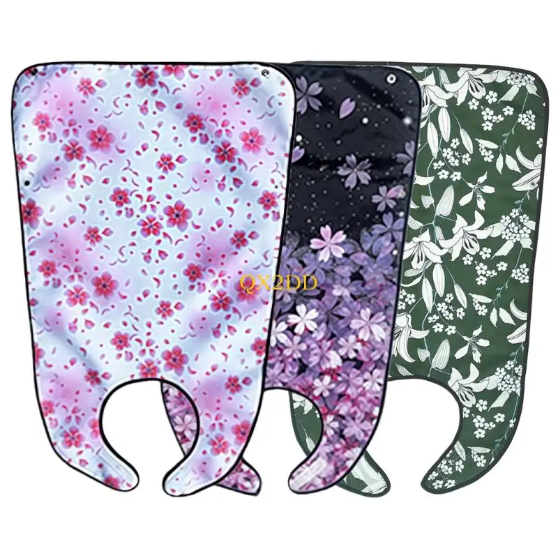 Babero de alimentación reutilizable con estampado elegante, fácil limpieza - imagen 4