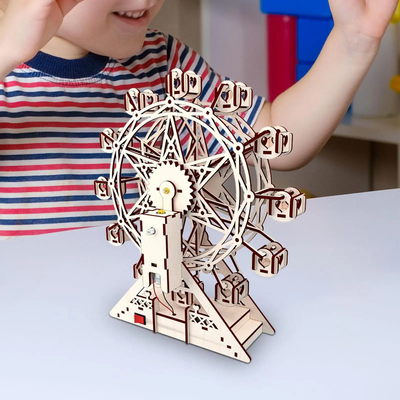  Wheel DIY Model Kits Science Experiment Set for Kids Birthday Gift