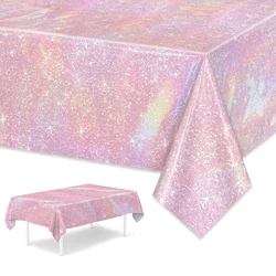 Mantel holográfico láser para mesa de fiesta infantil