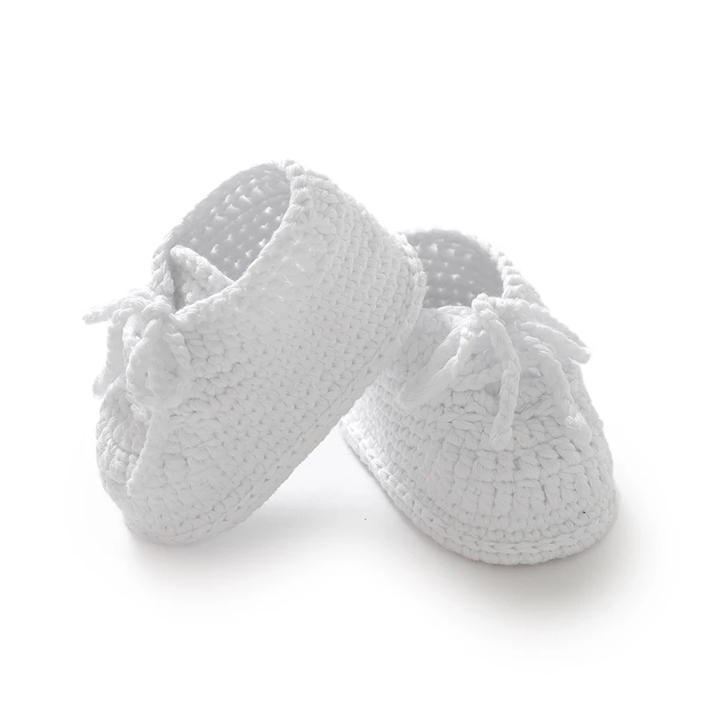 Zapatitos de ganchillo para primeros caminantes con suela blanda - imagen 2