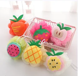 Cepillo de baño con forma de fruta para bebés – Suave y divertido