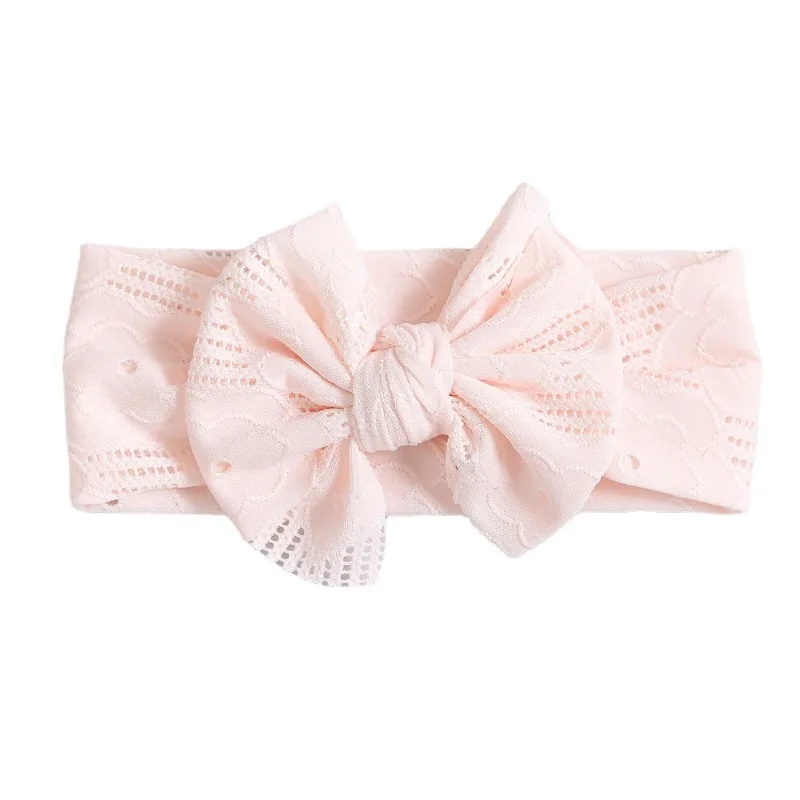 Nueva diadema para bebé, accesorios para el cabello, accesorios elásticos De encaje De alta gama para el cabello, lazo suave y ligero, sombreros para niños, Diademas De Niñas - imagen 5