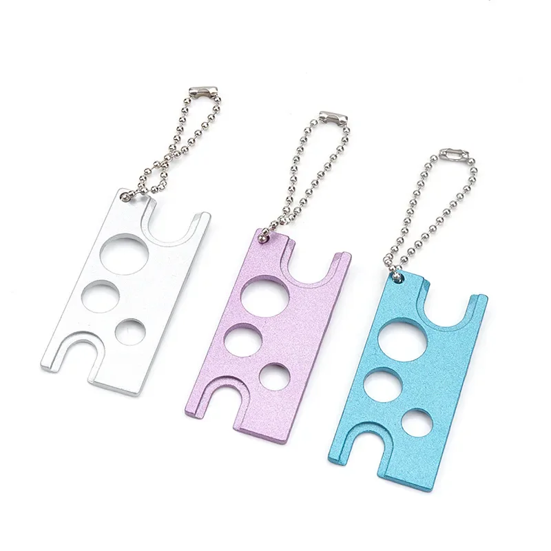 Abridor de tapas de acero inoxidable con pegamento para pestañas, botella de repuesto Universal, cabezal de boca, herramientas de maquillaje de pestañas antibloqueantes - imagen 2