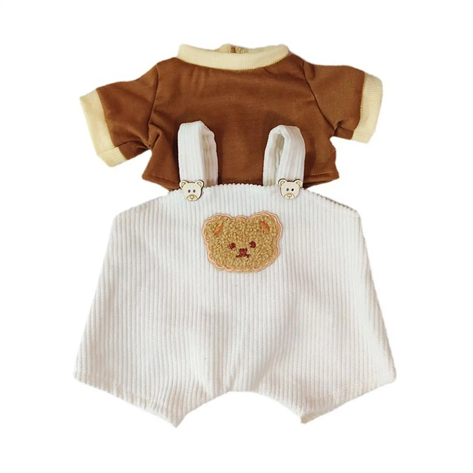 38cm Plush Doll Clothes Fashion Plush Doll Accessories Stuffed Animals Clothes Photo Props Comfortable Doll Clothing Cartoon