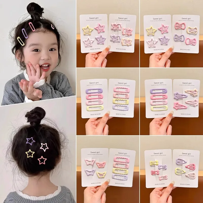 Pinzas de pelo con estrellas para niña – Diseño divertido y suave - imagen 3