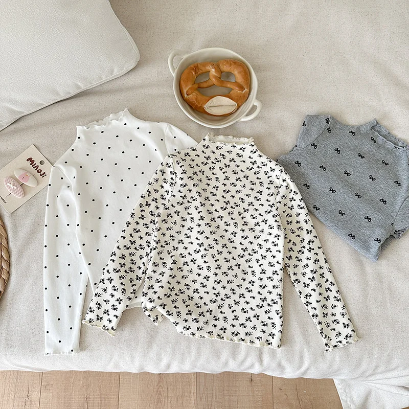 Blusa informal para niños detalle manga larga