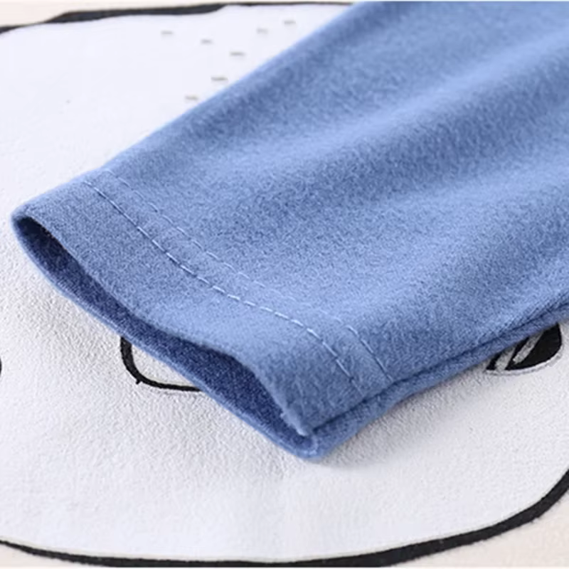 Pijama de invierno infantil con dibujos – Conjunto de lana para niños - imagen 4