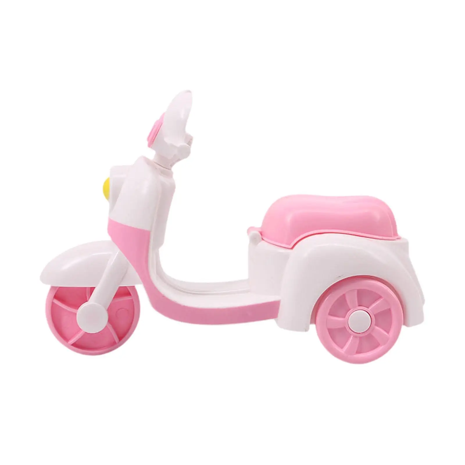 Mini Doll Motorcycle Decor Cute Mini Doll Motorcycle Toy Girls Collection