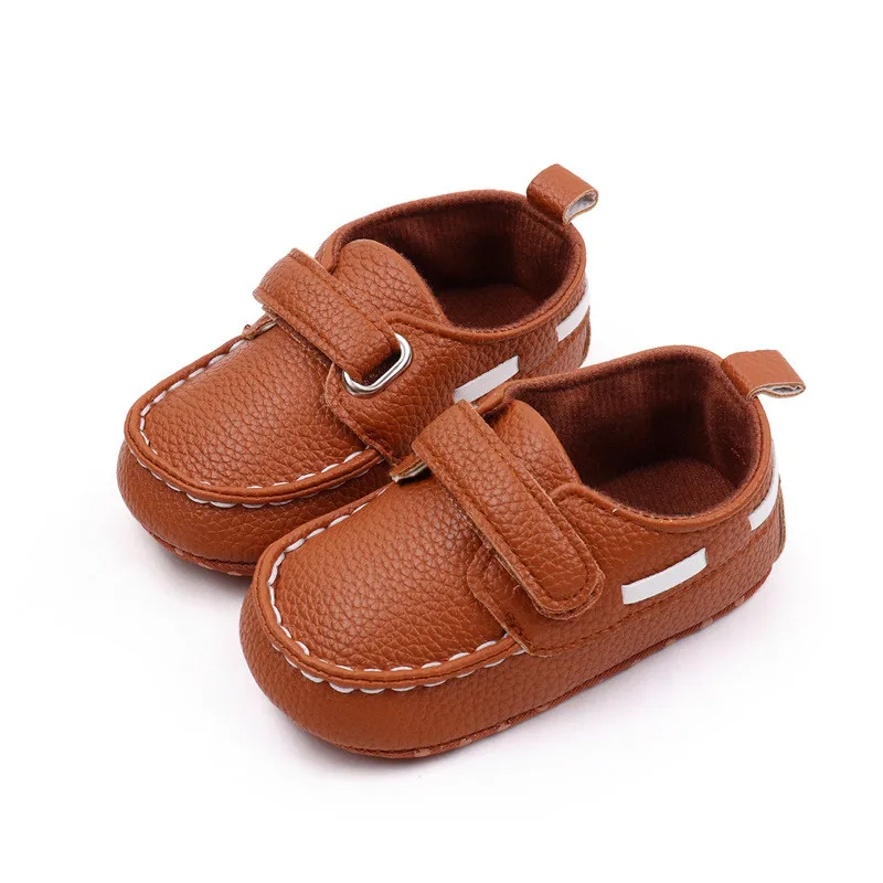 Zapatos de bebé con suela blanda para primeros caminantes - Cuero PU